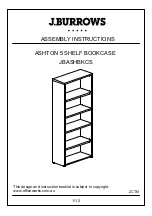 J.Burrows ASHTON JBASHBKCS Assembly Instructions Manual preview