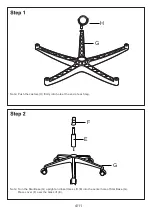 Preview for 4 page of J.Burrows BRIGHTON MB JBBRIMSHBK Assembly Instructions Manual