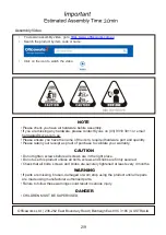 Preview for 2 page of J.Burrows BWASHCHBK Assembly Instructions Manual