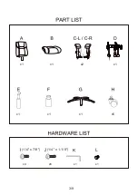 Preview for 3 page of J.Burrows BWASHCHBK Assembly Instructions Manual