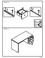 Preview for 9 page of J.Burrows Coventry Desk Assembly Instruction Manual