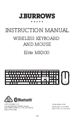 Предварительный просмотр 1 страницы J.Burrows Elite MK300 Instruction Manual