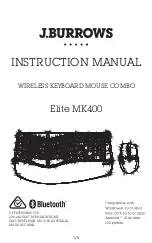 J.Burrows Elite MK400 Instruction Manual preview