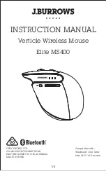 J.Burrows Elite MS400 Instruction Manual preview