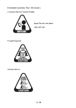 Preview for 2 page of J.Burrows JB5TMTLSWE Assembly Instructions Manual