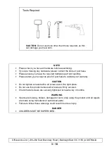 Preview for 3 page of J.Burrows JB5TMTLSWE Assembly Instructions Manual