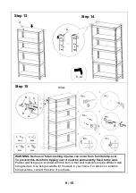 Preview for 8 page of J.Burrows JB5TMTLSWE Assembly Instructions Manual