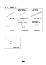 Preview for 4 page of J.Burrows JB5TRHDSR Assembly Instructions Manual