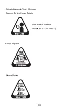 Предварительный просмотр 2 страницы J.Burrows JB5TWIRESH Assembly Instructions Manual