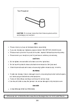 Предварительный просмотр 3 страницы J.Burrows JB5TWIRESH Assembly Instructions Manual