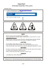 Preview for 2 page of J.Burrows JBBATHCHBE Assembly Instructions Manual