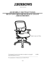 J.Burrows JBBEDMBMBK Assembly Instructions Manual preview