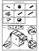 Предварительный просмотр 4 страницы J.Burrows JBBOSTON 3CTN Assembly Instructions Manual