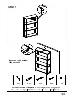 Preview for 8 page of J.Burrows JBCONTBKSH Assembly Instructions Manual