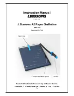J.Burrows JBGL310 Instruction Manual предпросмотр