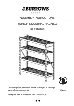 J.Burrows JBIR41810B Assembly Instructions Manual preview