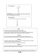 Preview for 3 page of J.Burrows JBIR41810B Assembly Instructions Manual