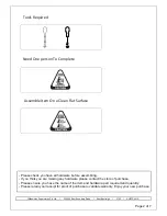 Preview for 2 page of J.Burrows JBLECTURN Assembly Instructions Manual