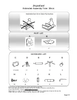 Preview for 2 page of J.Burrows JBLINMBCBK Assembly Instructions