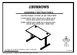 J.Burrows JBMAM12WWE Assembly Instructions Manual preview