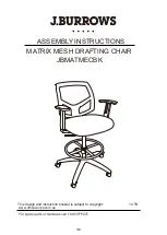 J.Burrows JBMATMECBK Assembly Instructions Manual preview