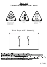 Preview for 2 page of J.Burrows JBMERGECWS Assembly Instruction Manual