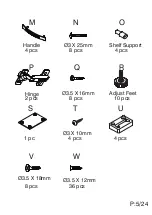 Preview for 5 page of J.Burrows JBMERGECWS Assembly Instruction Manual