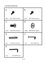 Preview for 5 page of J.Burrows JBPDMARMWE Assembly Instructions Manual