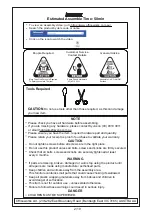 Preview for 2 page of J.Burrows JBRAPGM15B Assembly Instructions Manual