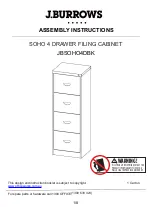 Preview for 1 page of J.Burrows JBSOHO4DBK Assembly Instructions Manual