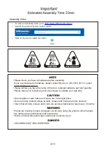 Preview for 2 page of J.Burrows JBSTIRFGY Assembly Instructions Manual