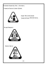 Preview for 2 page of J.Burrows JBTODK15G Assembly Instructions Manual