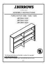 Preview for 1 page of J.Burrows JBTOHU12GY Assembly Instructions Manual