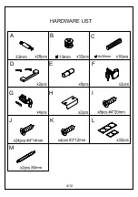 Preview for 4 page of J.Burrows JBTORO12CR Assembly Instructions Manual