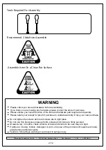 Preview for 2 page of J.Burrows JBTORO18BC Assembly Instructions Manual