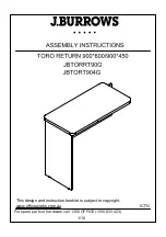 Preview for 1 page of J.Burrows JBTORRT90G Assembly Instructions Manual