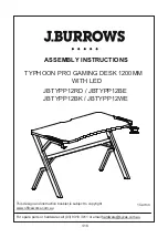 J.Burrows JBTYPP12RD Assembly Instructions Manual preview