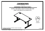 Предварительный просмотр 1 страницы J.Burrows MATRIX 1500 JBMDT157WE Assembly Instructions Manual