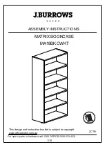 Preview for 1 page of J.Burrows MATRIX MA18BKCWKT Assembly Instructions Manual