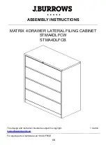 J.Burrows MATRIX STMA4DLFCW Assembly Instructions Manual preview