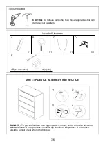 Preview for 3 page of J.Burrows MATRIX STMA4DLFCW Assembly Instructions Manual