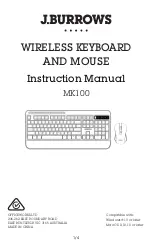 J.Burrows MK100 Instruction Manual preview