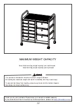 Preview for 7 page of J.Burrows OWTR9DRCL Assembly Instructions Manual