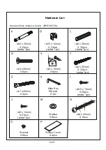 Предварительный просмотр 6 страницы J.Burrows PRESCOTT JBPRESCTOA Assembly Instructions Manual