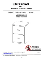 J.Burrows SOHO JBSOHO2DBK Assembly Instructions Manual preview