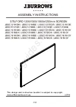 J.Burrows Stilford JBSC121BBE Assembly Instructions Manual preview