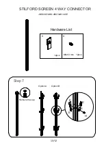 Preview for 10 page of J.Burrows Stilford JBSC121WBK Assembly Instructions Manual