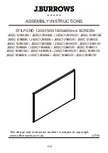 J.Burrows STILFORD JBSC129BBE Assembly Instructions Manual preview