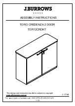 Preview for 1 page of J.Burrows TOR12CRDKT Assembly Instructions Manual