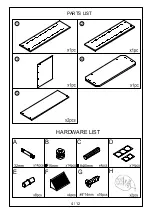 Preview for 4 page of J.Burrows TORO HUTCH 900 JBTOHU90GY Assembly Instructions Manual